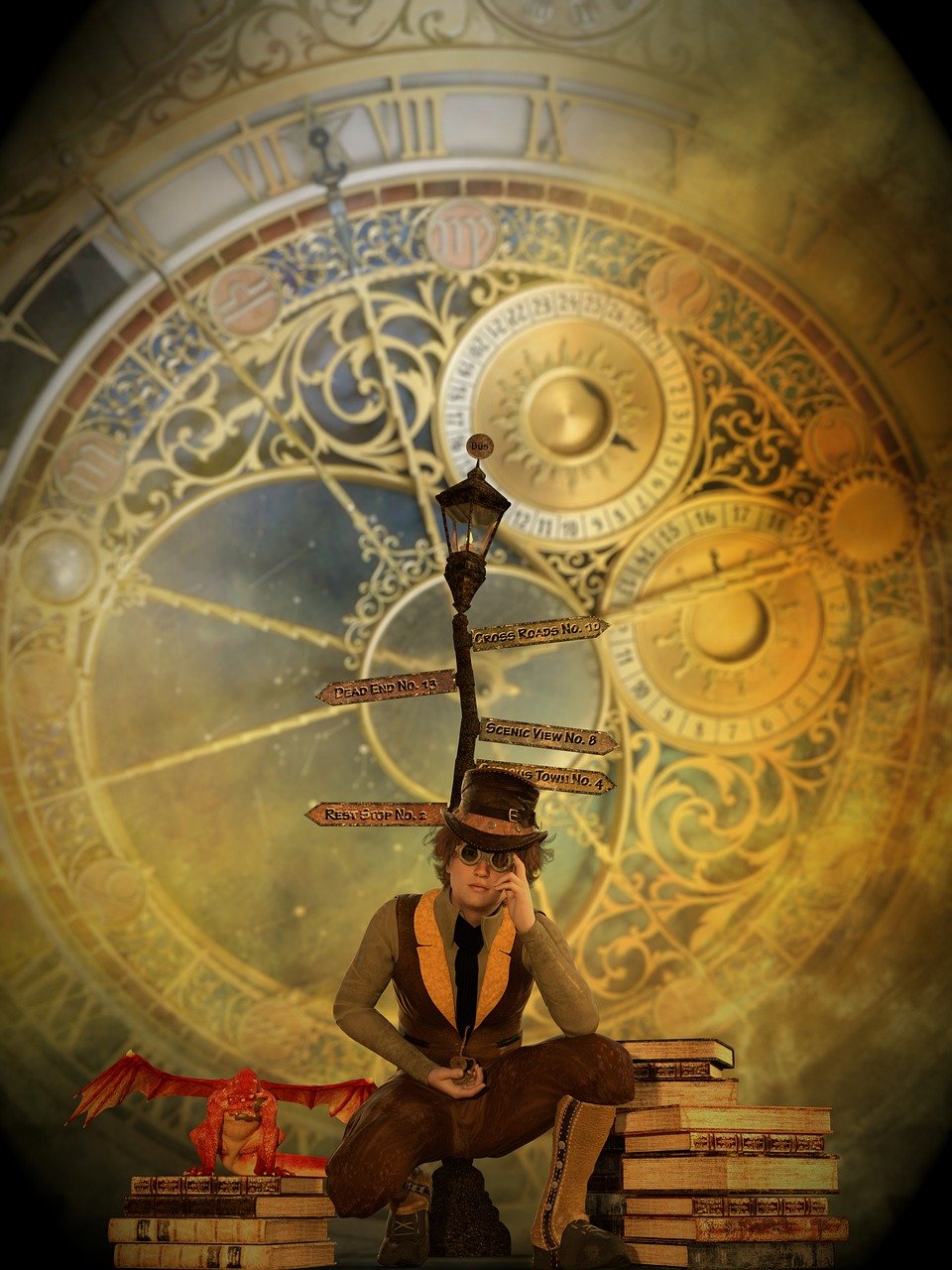 Fantasy Man Steampunk Clockworks  - flutie8211 / Pixabay